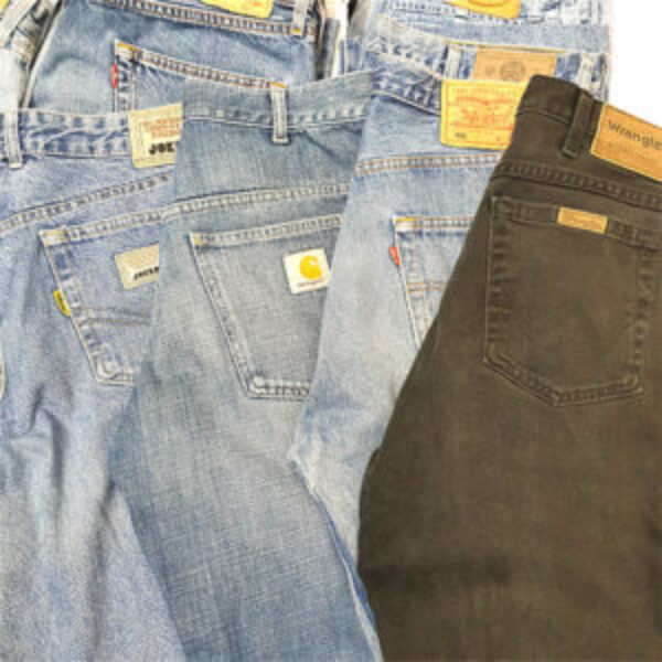 VINTAGE BULK BRANDED JEANS - 25 pcs