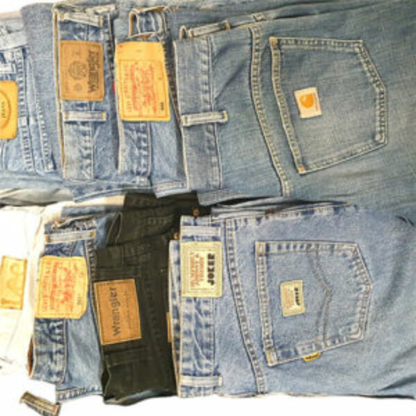 VINTAGE BULK BRANDED JEANS - 25 pcs