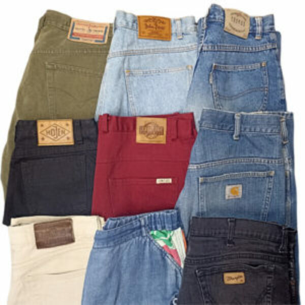 VINTAGE BULK UN- & BRANDED JEANS - 25 pcs.