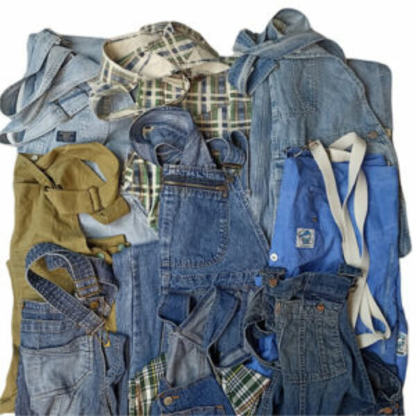 VINTAGE BULK DUNGAREES - 15 pcs.