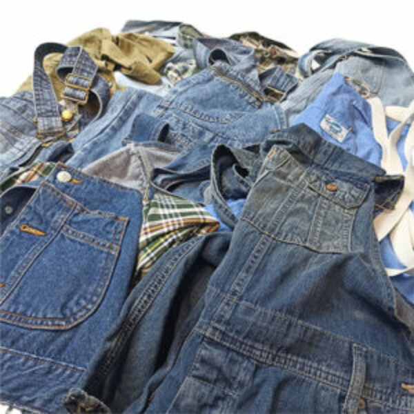 VINTAGE BULK DUNGAREES - 15 pcs.