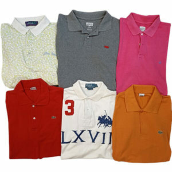 VINTAGE BULK BRANDED POLO - 25 pcs.