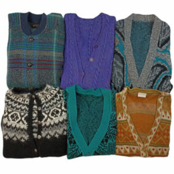 VINTAGE BULK CARDIGANS KNIT - 25 pcs.