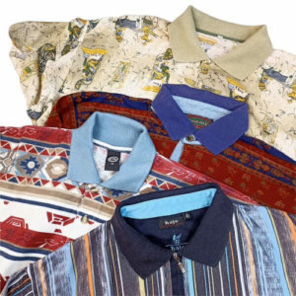 VINTAGE BULK CRAZY PATTERN POLO - 20 pcs.