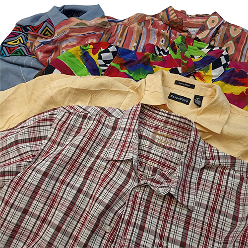Vintage bulk short sleeved man shirts by Vintage Fiasco wholesale Germany