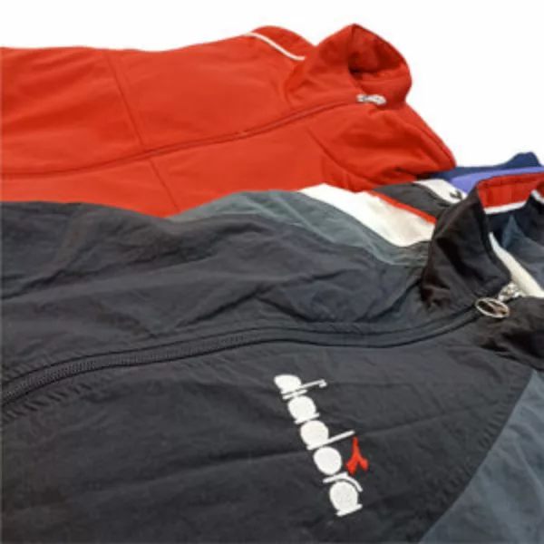 VINTAGE BULK BRANDED TRACKJACKETS - 15 pcs.