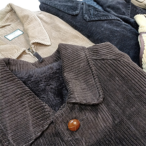 Vintage bulk cord jackets by Vintage Fiasco wholesale Germany
