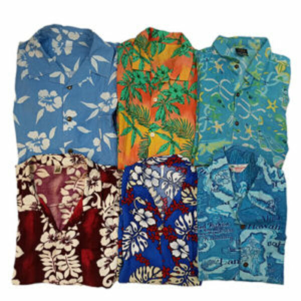 VINTAGE BULK HAWAIIAN SHIRTS - 25 pcs.