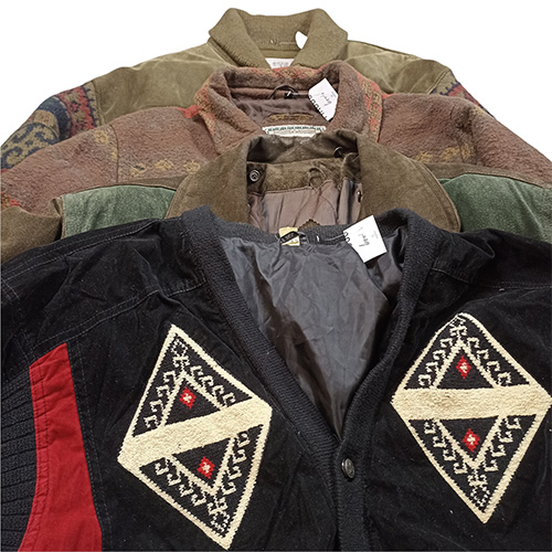 Vintage bulk navajo jackets by Vintage Fiasco wholesale Germany